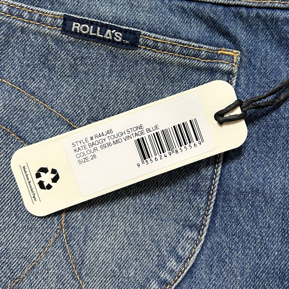 NWT Rolla's
Kate Baggy Tough Stone Jeans - Picture 4 of 9